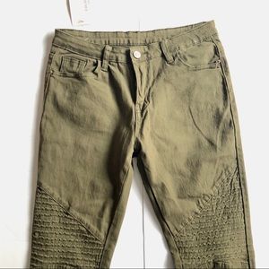 NWT army green jeans